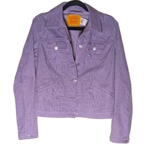 Large Jr or Adult M Purple, Violet Levi's courdory Jacket